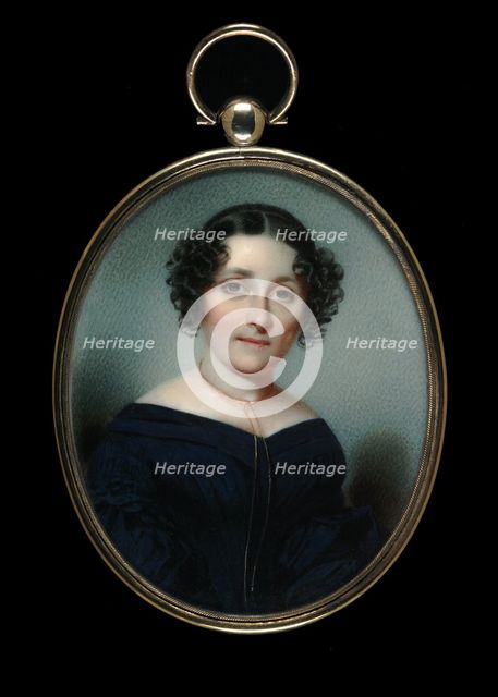 Mrs. Francis Barton Stockton, ca. 1840. Creator: Hugh Bridport.