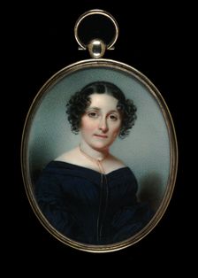 Mrs. Francis Barton Stockton, ca. 1840. Creator: Hugh Bridport