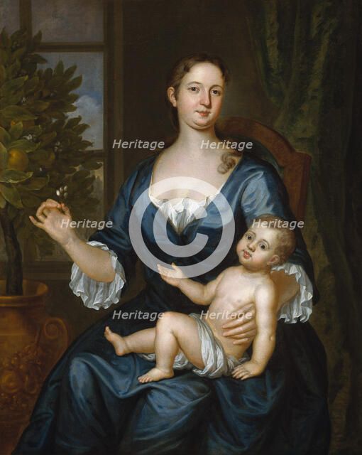 Mrs. Francis Brinley and Her Son Francis, 1729. Creator: John Smibert.