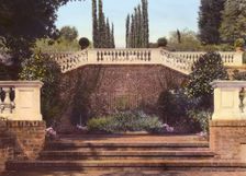 Mrs. Francis Lemoine Loring house, 700 South San Rafael Avenue, Pasadena, California, 1917. Creator: Frances Benjamin Johnston
