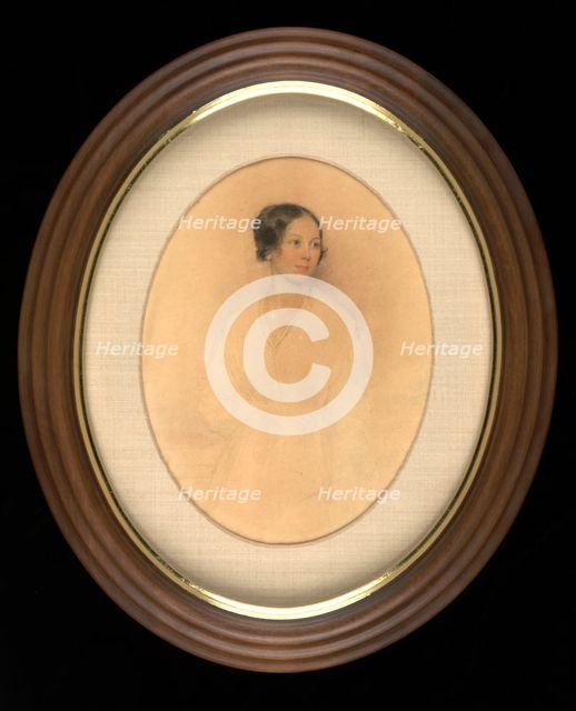 Mrs. Francis Schroeder (Caroline Seaton), ca. 1849. Creator: Richard Morrell Staigg.