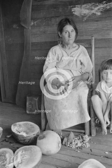 Mrs. Frank Tengle, Hale County, Alabama, 1936. Creator: Walker Evans.