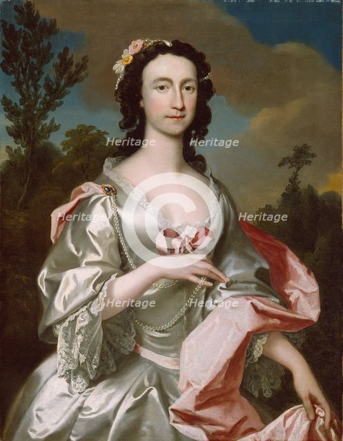 Mrs. Freeman Flower, 1747. Creator: Joseph Highmore.