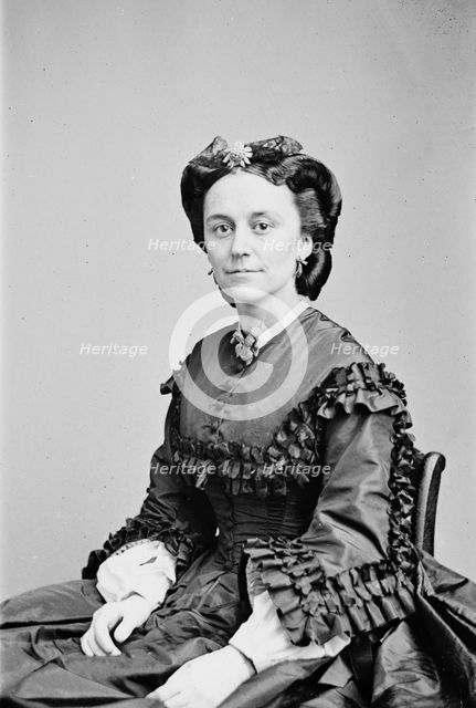Mrs. George B. McClellan, between 1855 and 1865. Creator: Unknown.