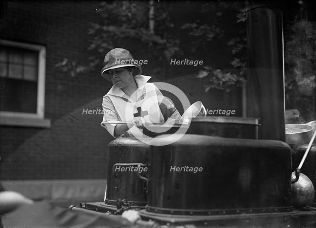 Mrs. George Barnett, Red Cross Luncheon, 1917. Creator: Harris & Ewing.