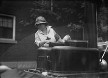 Mrs. George Barnett, Red Cross Luncheon, 1917. Creator: Harris & Ewing