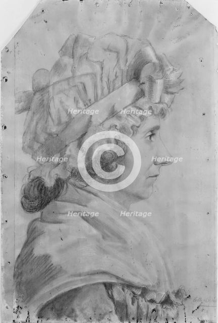 Mrs. George Clinton (Cornelia Tappen), ca. 1797. Creator: Thomas Bluget de Valdenuit.