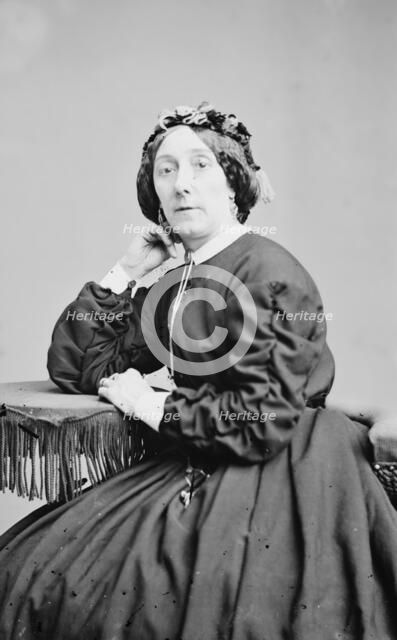 Mrs. George H. Gilbert, between 1855 and 1865. Creator: Unknown.