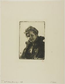 Mrs. Granberg, 1903. Creator: Anders Leonard Zorn