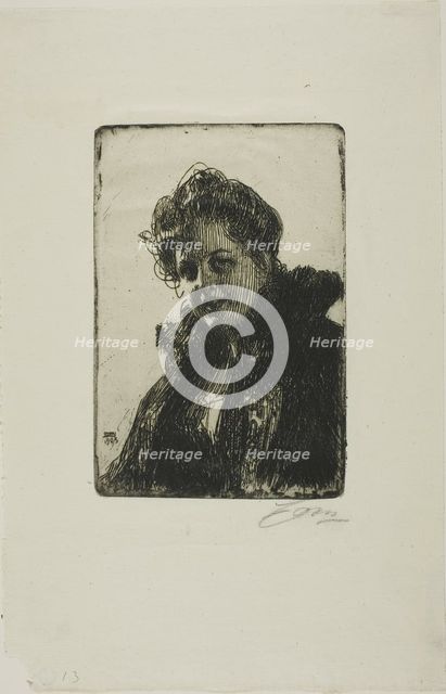 Mrs. Granberg, 1903. Creator: Anders Leonard Zorn.