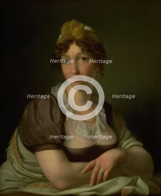 Mrs. Gronland, 1813. Creator: Conrad Christian Bohndel.