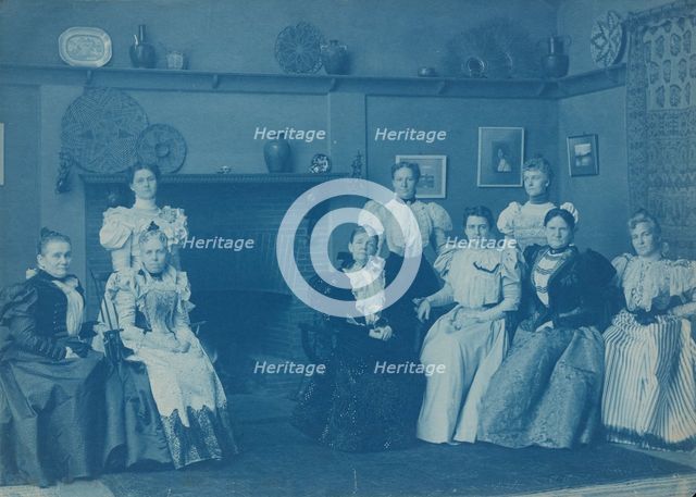 Mrs. Grover Cleveland and cabinet ladies, 1897. Creator: Frances Benjamin Johnston.
