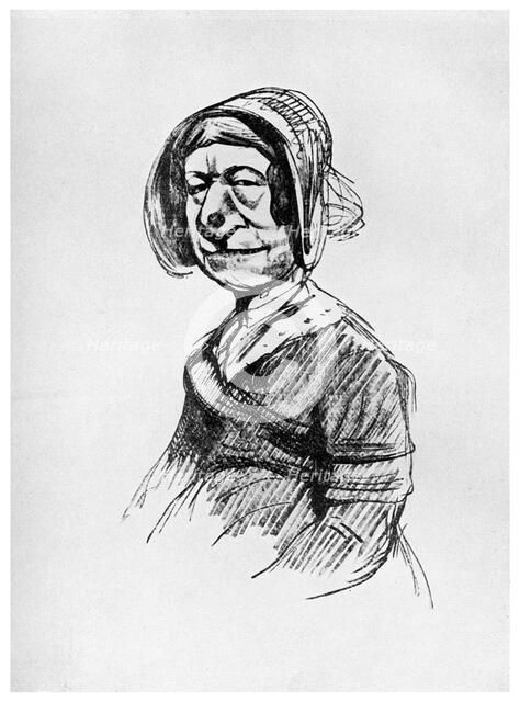 'Mrs Grundy': portrait of a Londoner, 19th century (1956). Artist: Unknown