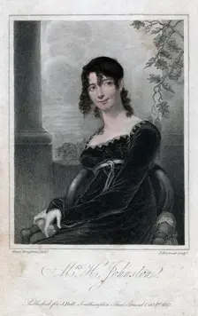 Mrs H Johnston 1812.Artist: J Hopwood