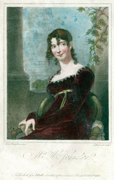 Mrs H Johnston 1818.Artist: Moses Haughton