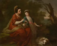 Mrs. Hugh Morgan and Her Daughter, c. 1771. Creator: Angelica Kauffman