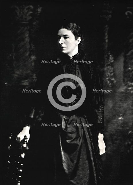 'Mrs. Humphrey Ward', 1890, (1914). Creator: W&D Downey.