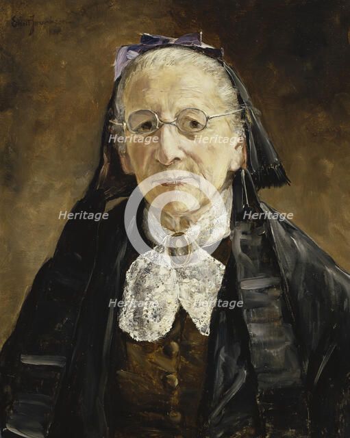 Mrs Hanna Marcus, 1880. Creator: Ernst Josephson.