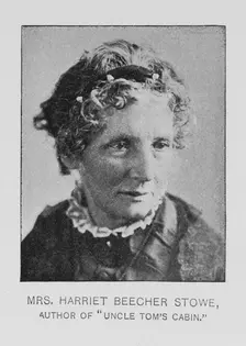 Mrs. Harriet Beecher Stowe, author of "Uncle Tom's Cabin.", 1897. Creator: Unknown