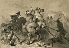 Mrs. Heald and the Savages at Chicago (1878). Creator: Albert Bobbett