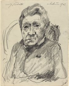 Mrs. Hedwig Berend, 1923. Creator: Lovis Corinth