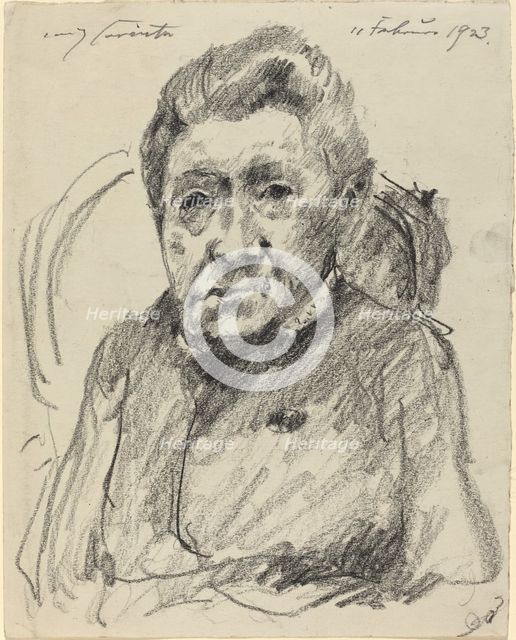 Mrs. Hedwig Berend, 1923. Creator: Lovis Corinth.