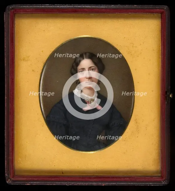 Mrs. Henry B. Bounetheau (Julia Clarkson Du Pré), ca. 1850. Creator: Henry Brintnell Bounetheau.