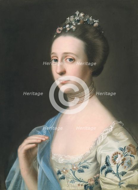 Mrs. Henry Hill (Anna Barrett), c. 1765/70. Creator: John Singleton Copley.
