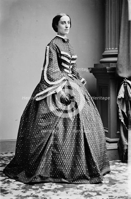 Mrs. Henry Wager Halleck, between 1855 and 1865. Creator: Unknown.