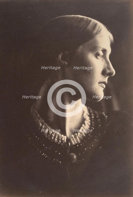 Mrs. Herbert Duckworth, 1867. Creator: Julia Margaret Cameron.
