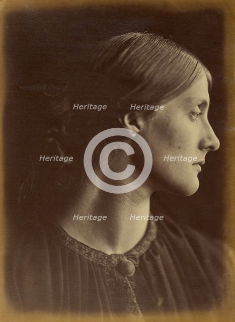Mrs. Herbert Duckworth, 1867. Creator: Julia Margaret Cameron.