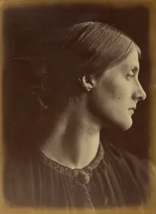 Mrs. Herbert Duckworth, 1867. Creator: Julia Margaret Cameron