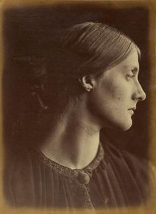 Mrs. Herbert Duckworth, 1867. Creator: Julia Margaret Cameron