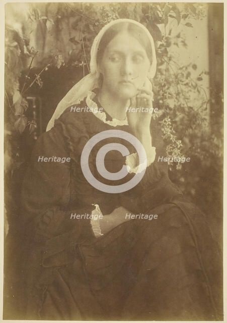 Mrs. Herbert Duckworth, 1872. Creator: Julia Margaret Cameron.