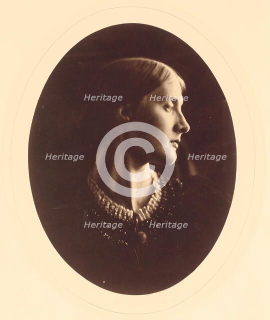 Mrs. Herbert Duckworth, April 1867. Creator: Julia Margaret Cameron.