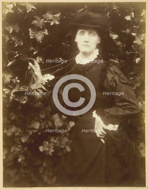 Mrs. Herbert Duckworth ("She Walks in Beauty"), September, 1874. Creator: Julia Margaret Cameron.