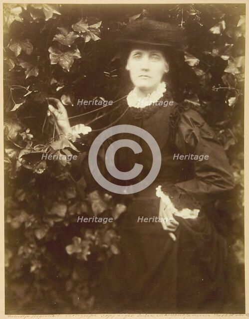 Mrs. Herbert Duckworth ("She Walks in Beauty"), September, 1874. Creator: Julia Margaret Cameron.