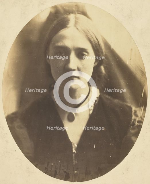 Mrs. Herbert Fisher, 1864. Creator: Julia Margaret Cameron.