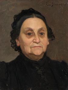 Mrs. Hilda Schönthal (1824-1892), preliminary study for "Under the Chestnut", 1891. Creator: Eva Fredrika Bonnier