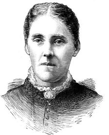 Mrs Houghton, wife of Reverend John Houghton, 1886