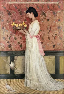 Mrs Ingram Bywater (d.1908), 1872. Artist: Walter Crane