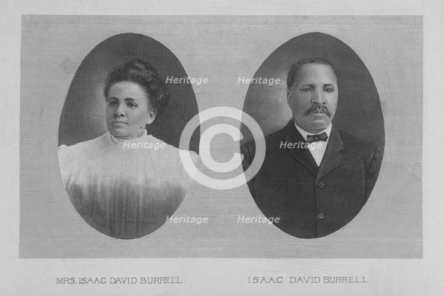 Mrs. Isaac David Burrell; Isaac David Burrell, 1921. Creator: Unknown.