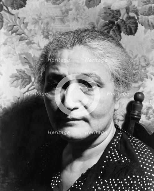 Mrs. Isabell Lopez, fifty-five years old, has been in the United..., Gloucester, Massachusetts, 1943 Creator: Gordon Parks.