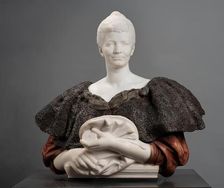 Mrs J. Coutts Michie, c1890. Creator: Alfred Gilbert