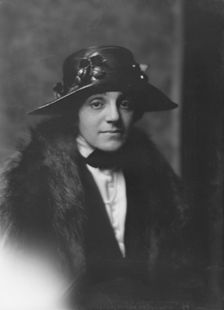 Mrs. J.A. Wise, (formerly Mrs. M. Stern), portrait photograph, 1918 Feb. 14. Creator: Arnold Genthe