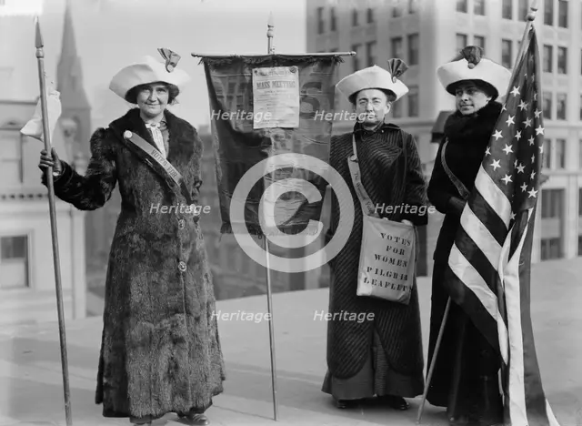 Mrs. J. Hardy Stubbs, Miss Ida Craft, Miss Rosalie Jones, between c1910 and c1915. Creator: Bain News Service.