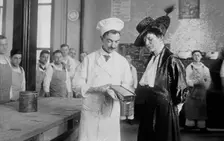 Mrs. J.L. Putnam at Naval Cooks School, between c1915 and 1918. Creator: Bain News Service