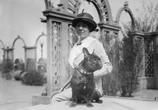Mrs. J. Wadsworth Carpenter & "Neco", between c1910 and c1915. Creator: Bain News Service