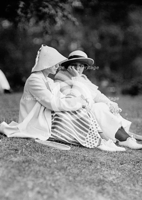 Mrs. J. Upshur Morehead, right, 1913. Creator: Harris & Ewing.
