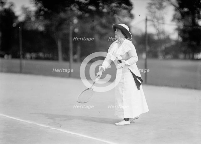 Mrs. J. Upshur Morehead, Tennis Tournament, 1913. Creator: Unknown.